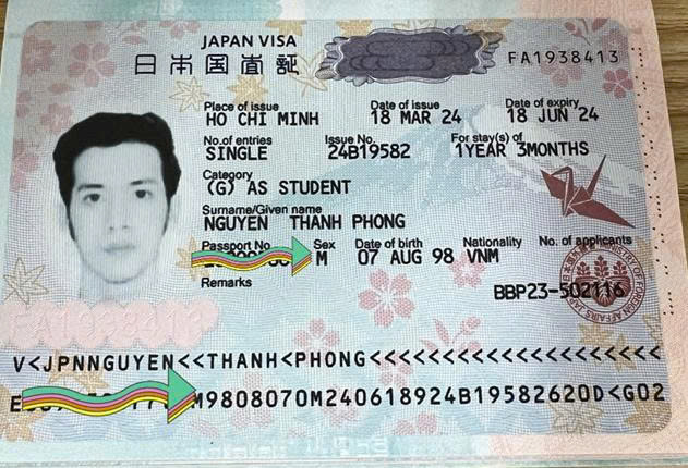 Chúc mừng bạn Nguyễn Thanh Phong đã có visa du học Nhật Bản