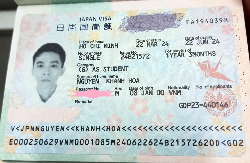 Chúc mừng bạn Nguyễn Khánh Hoa đã có visa du học Nhật Bản